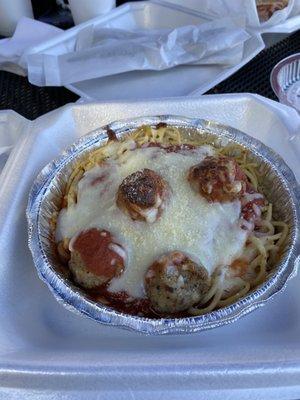 Spaghetti meatballs