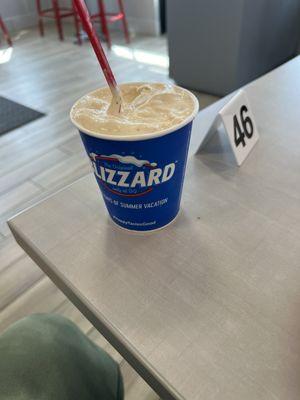 Caramel Fudge Cheesecake BLIZZARD Treat