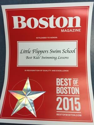 Thank you to all of our Families that made us Boston Magazines Best of Boston!