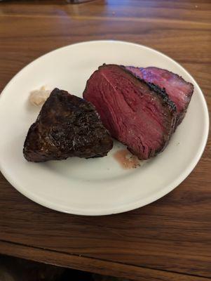 Wagyu picanha sous vide the flash grilled. Soooo tender. The best meat at this shop!!