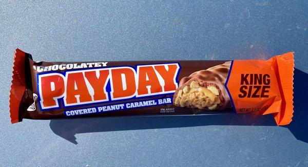 Chocolate Payday Candy Bar.  I haven't seen one in about 10 years !