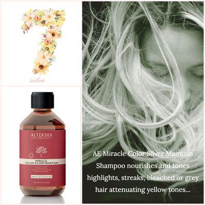 AE Miracle Color Silver Maintain Shampoo Now Available at 7 Salon