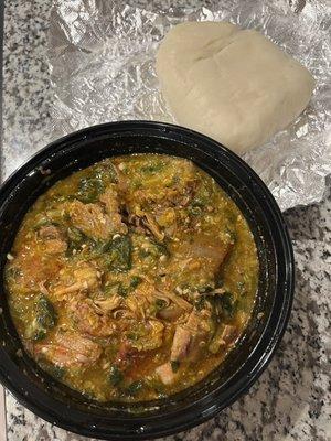 Okro Soup with Fufu