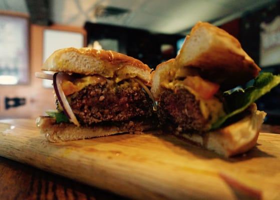 Gourmet Burgers only at Brickhouse Pizza Pub