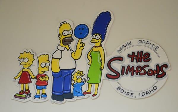 I always thought the Simpsons were from Springfield, Ore., but this is inside the Boise main post office.