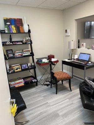 Concierge/Chief-Curator, Michelle's office. Although she's never in it! Always with our community!