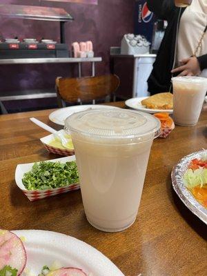 Horchata small $2