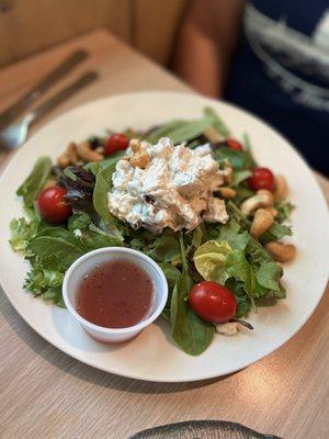 Cranberry Chicken Salad- we added a croissant for $1, worth it!!