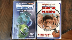 Disney VHS Honey We Shrunk Ourselves Monsters Inc.