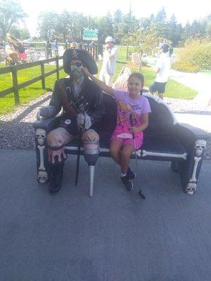 Pirate bench.