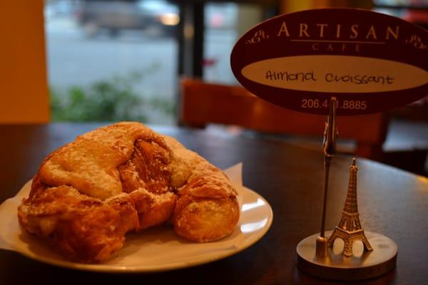 Almond Croissant from a local French Bakery in Seattle