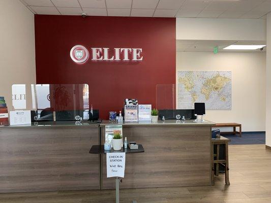 Elite San Jose Reception Area