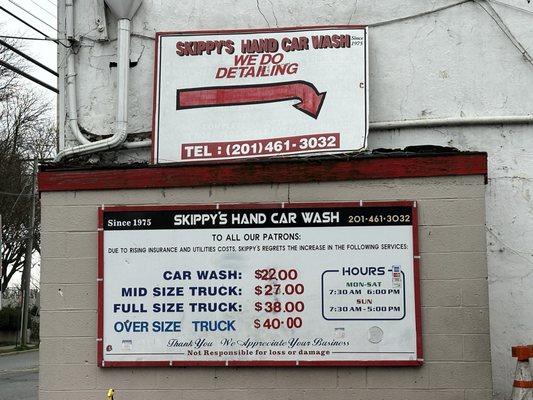 Wash Prices 04/2024