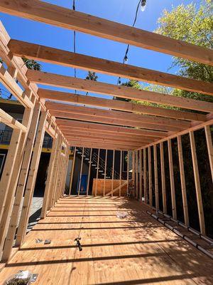 Building a temporary shed