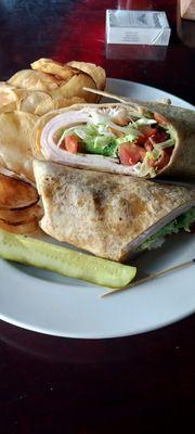 Turkey club wrap