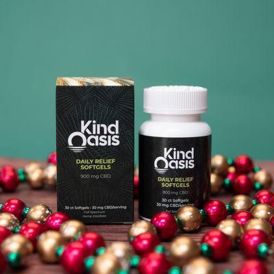 Kind Oasis CBD Daily Relief Soft Gels!