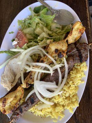 Combo Kebab Plate Salad