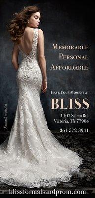 Let us help find your dream dress!