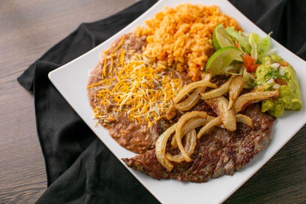 Carne asada plate