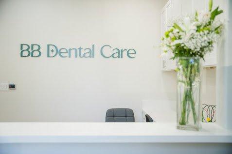 Our beautiful Front Desk with flowers.