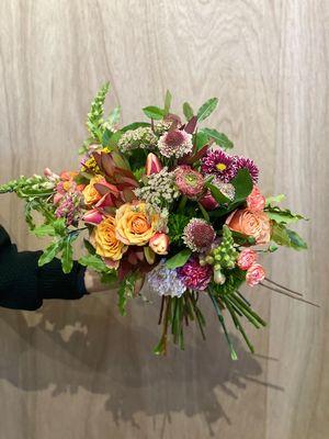 Our hand-wrapped bouquets are prepared daily using blooms fresh from the Market.