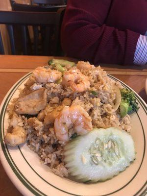 Tai House special with jumbo shrimp.