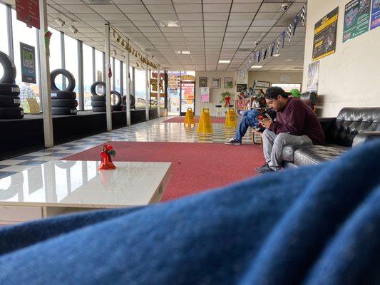 Waiting Area for customers.