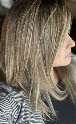 Ash Blonde Balayage