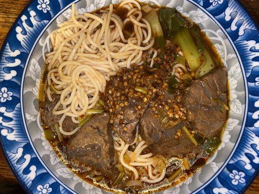 Beef Noodles with Signature Spicy Soup Yum!!!