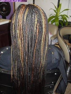 Multi-Colored Box Braids