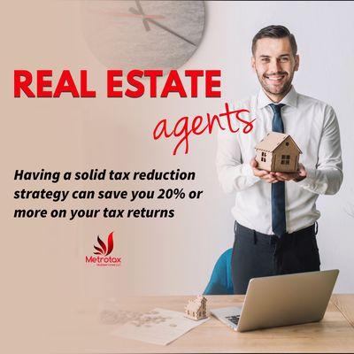 Tax-Saving Solution for Realtors! Visit: www.metrotaxmultiservices.com