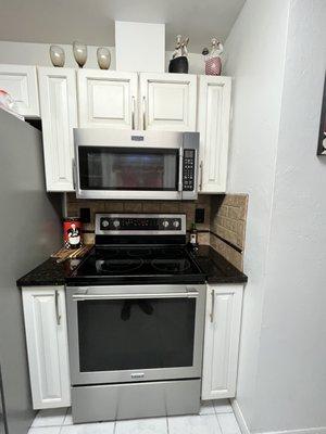 Stove to show kept clean