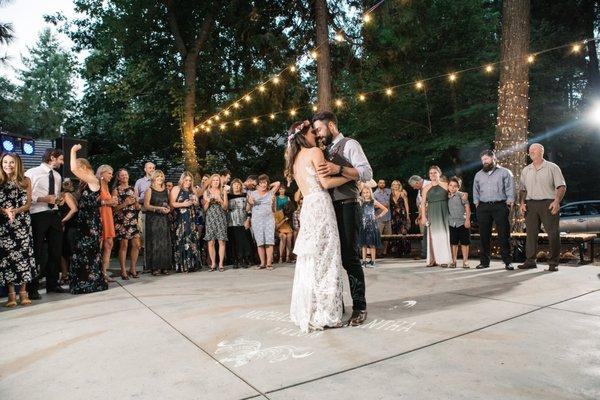 Wedding at Harmony Ridge in Nevada City, CA.