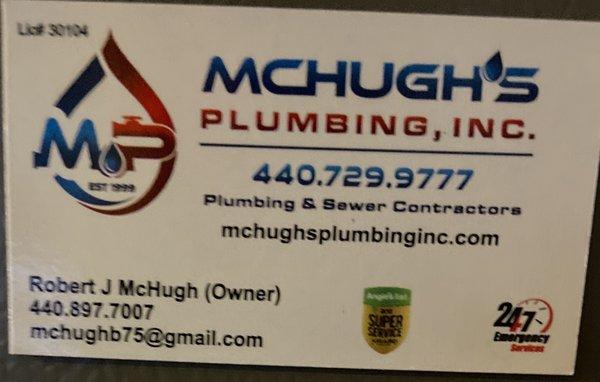 McHugh’s Plumbing