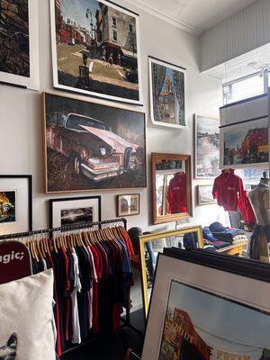 Interior, paintings and apparel