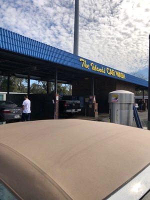 A busy day at Islands' Car Wash, 2/23/20