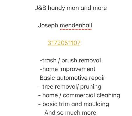 J&B Handy Man And More