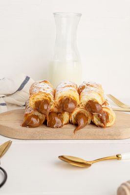 Cañoncitos de Dulce de Leche