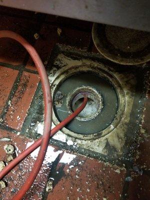 Hydro- Jetting a floor Drain