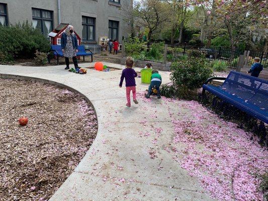 Outside playground for kiddos