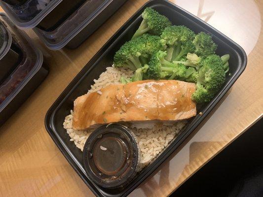 Salmon teriyaki