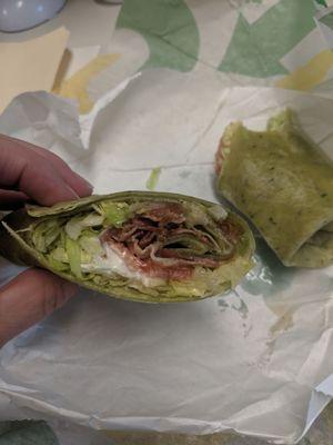 Hardly any lettuce for $8 could have filled it up with lettuce