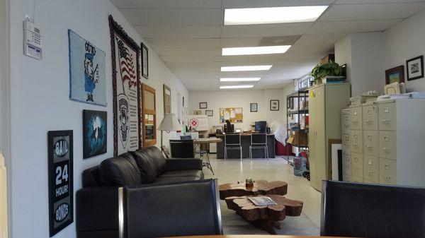 Inside of our friendly office across from the Seminole County Jail in Sanford