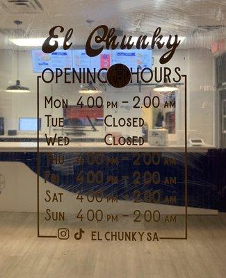 Store hours