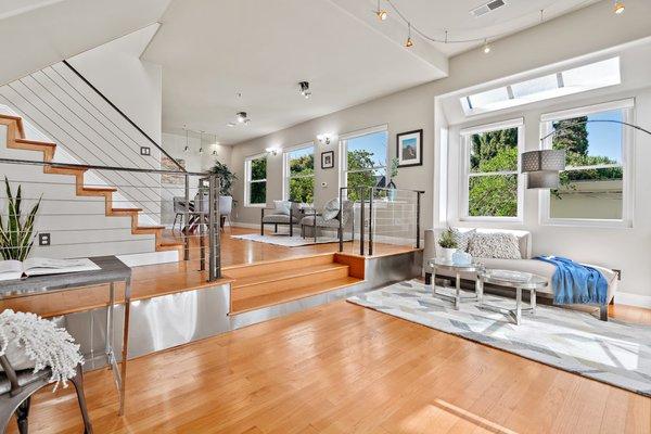 40 Chenery living room and dining area