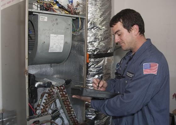 Checking voltage inside unit