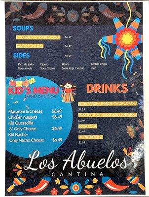 Food Menu (2 of 2)