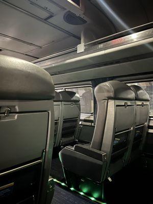 Amtrak Coach class.