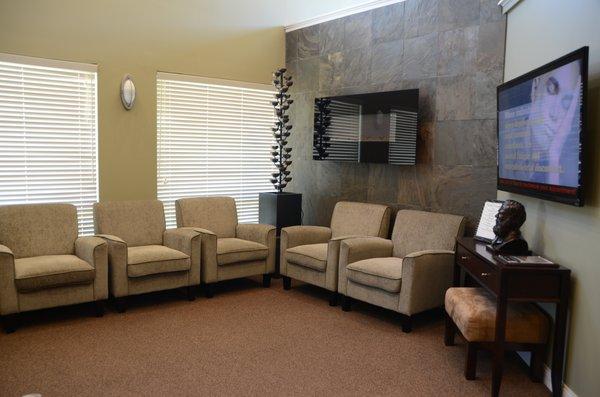 Come and relax in our Living Room as you wait to see Dr. Griffin and Dr. Bria