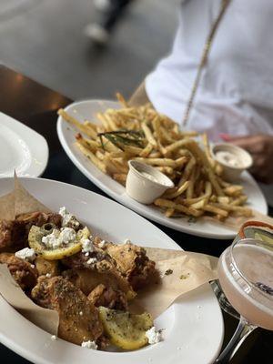 Central Chicken Wings & Herb Seasoned Fries